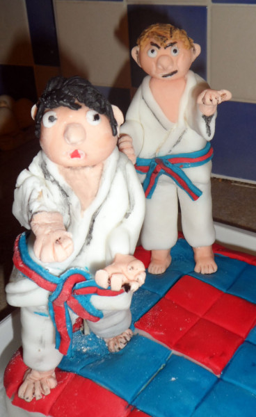 Christian taekwondo cake
